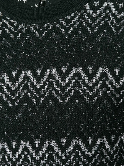 Shop Saint Laurent Wool Jumper In Black