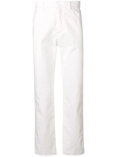 Shop Haider Ackermann Skinny Trousers In White