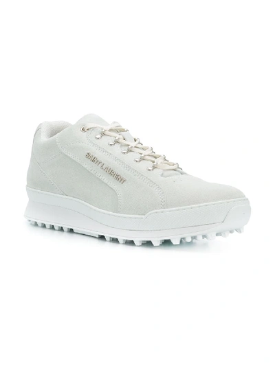Shop Saint Laurent Jump Sneaker In White