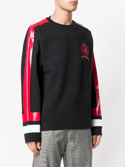 Shop Tommy Hilfiger Sweatshirt With Logo In Black