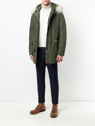 Shop Woolrich Arctic Parka In Green