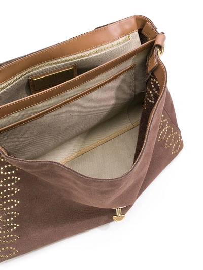 Shop Zanellato Postina Suede Leather Bag In Brown