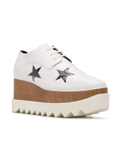 Shop Stella Mccartney Elyse Star Sneakers In White