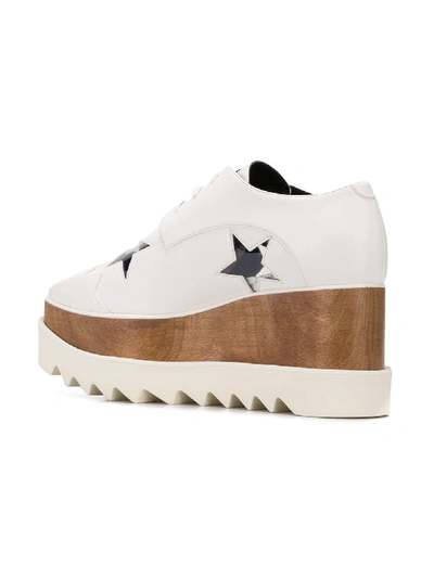 Shop Stella Mccartney Elyse Star Sneakers In White