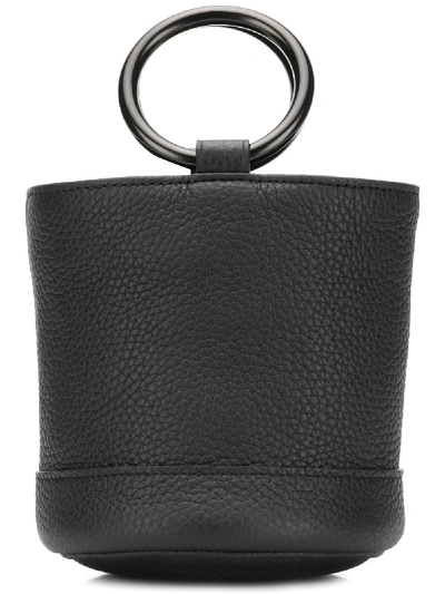 Shop Simon Miller Bonsai Leather Mini Bag In Black