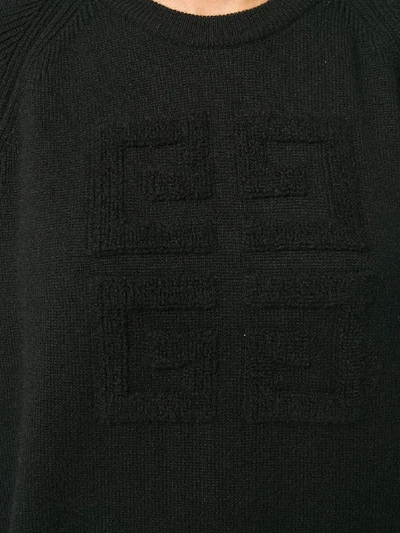 Shop Givenchy Logo Cashmere Sweater In Black