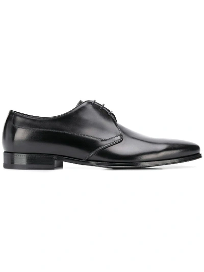 Shop Dolce & Gabbana Calf Leather Derby In Black