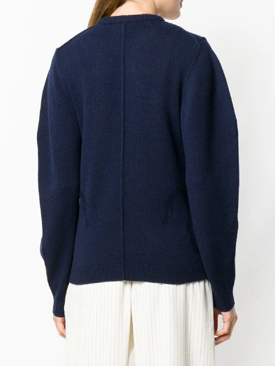Shop Chloé Cashmere Crewneck Sweater In Blue