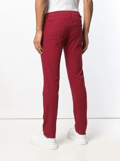 Shop Dolce & Gabbana Denim Jeans In Red