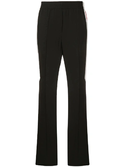 Shop Givenchy Side Band Trousers In Black