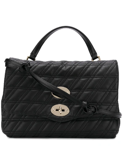 Shop Zanellato Small Postina Handbag In Black