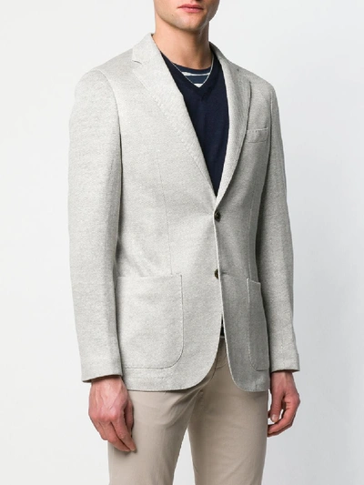 Shop Eleventy Single-breasted Jacket Two Buttons In Beige