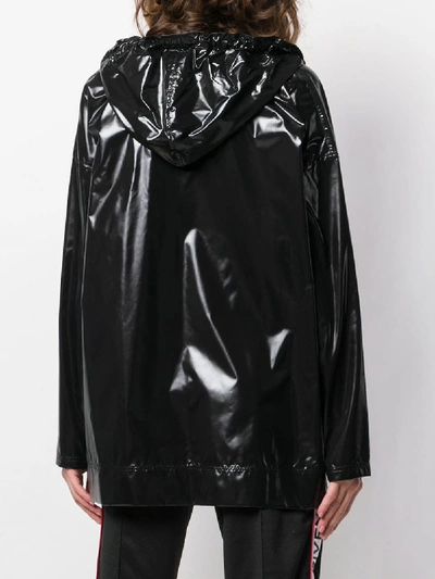 Shop Givenchy Oversized Hooded Jacket In Black