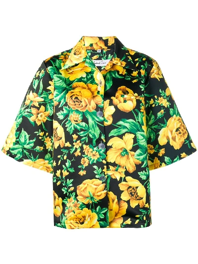 Shop Richard Quinn Printed Shirt In Yellow