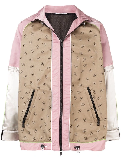 Shop Valentino Windbreaker With Logo