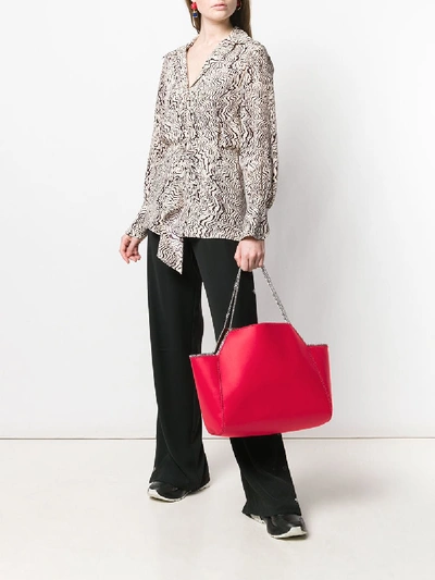 Shop Stella Mccartney Tote Bag In Red
