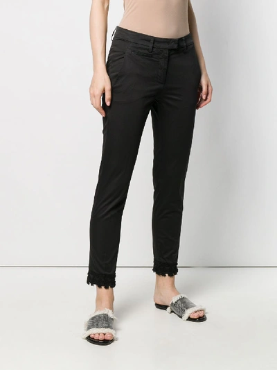 Shop Dondup Perfect Trousers In Black