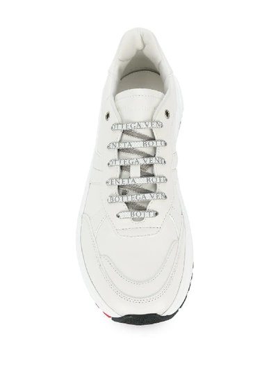 Shop Bottega Veneta Speedster Leather Sneakers In White