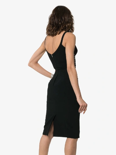Shop Dolce & Gabbana Silk Blend Dress In Black