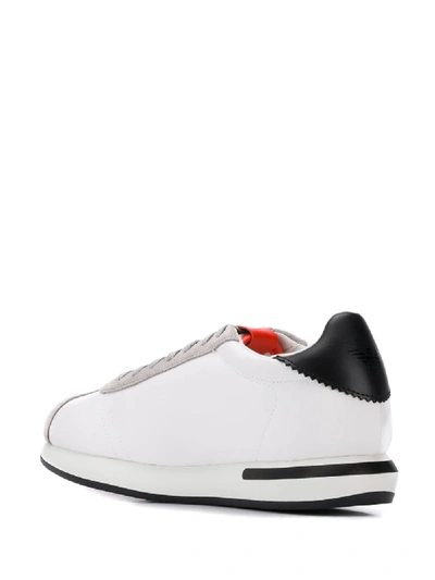 Shop Emporio Armani Sneakers In White