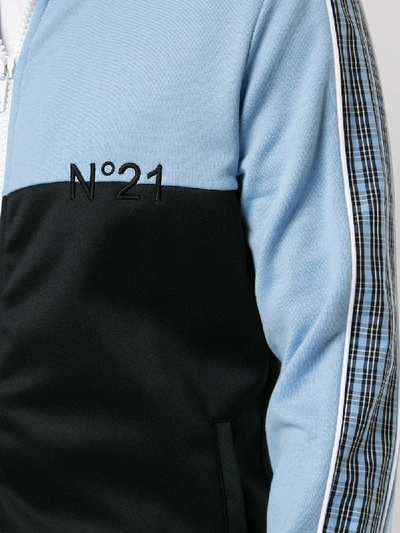 Shop N°21 Zipped Sweatshirt In Blue