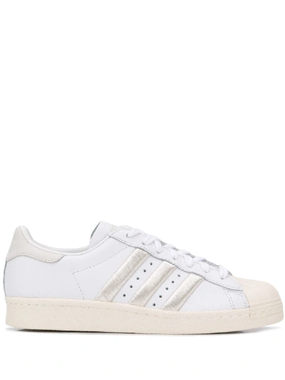 Shop Adidas Originals Superstar 80s Sneakers In White