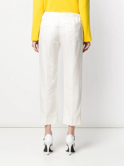 Shop Haider Ackermann Sideband Trousers In White