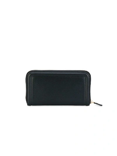 Shop Ferragamo Vara Leather Continental Wallet In Black