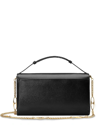 Shop Gucci Zumi Leather Crossbody Bag In Black