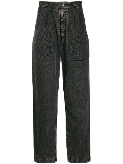 Shop Isabel Marant Nigel Trousers In Black