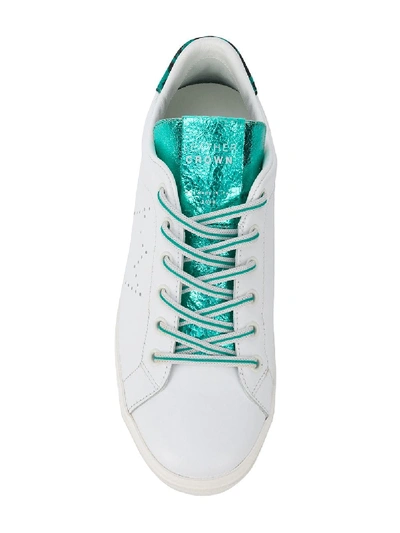 Shop Leather Crown Leather Sneakers