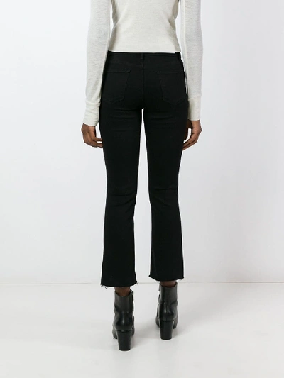 Shop J Brand Mid Rise Crop Bootcut Selena Jeans In Black