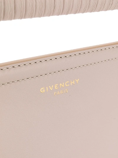 Shop Givenchy Whip Leather Shoulder Bag In Beige