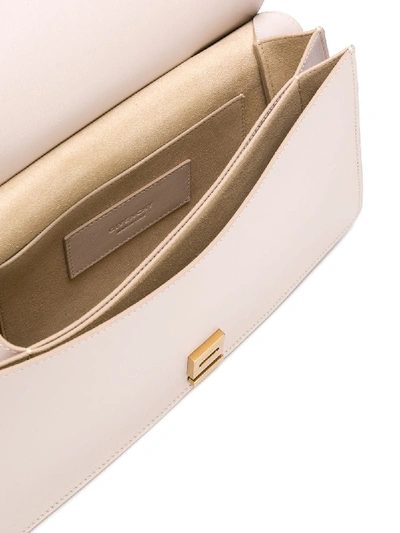 Shop Givenchy Whip Leather Shoulder Bag In Beige