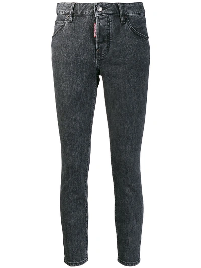 Shop Dsquared2 Denim Cotton Jeans In Black