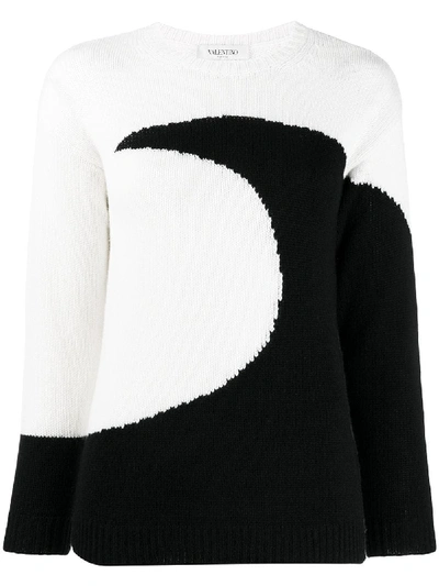 Shop Valentino Wool Sweater In White