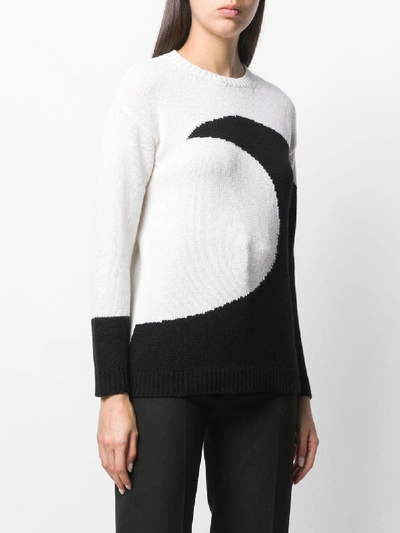 Shop Valentino Wool Sweater In White