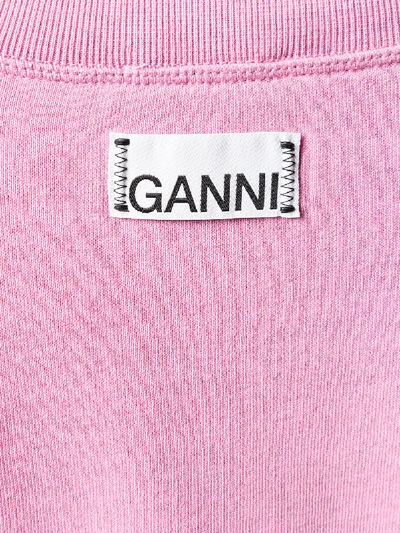 Shop Ganni Isoli Sweater In Pink