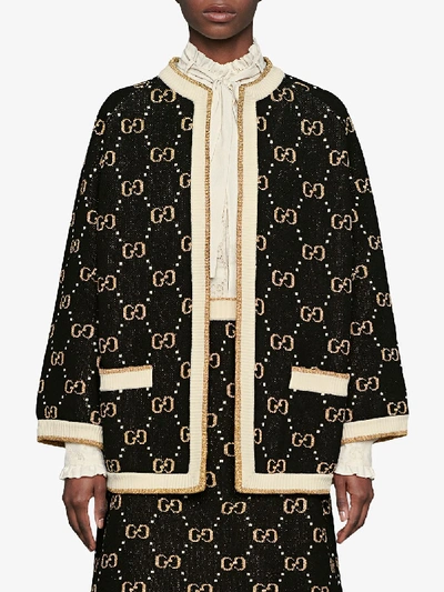 Shop Gucci Blend Wool Jacket In Black