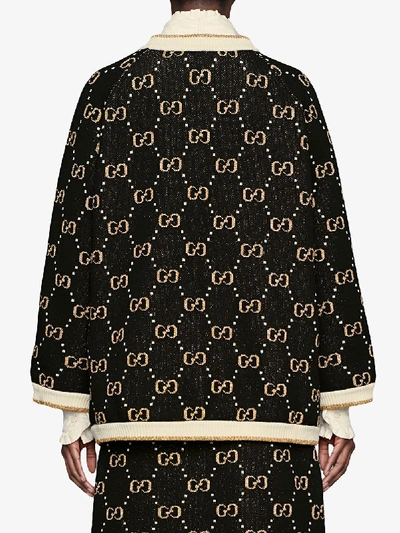 Shop Gucci Blend Wool Jacket In Black