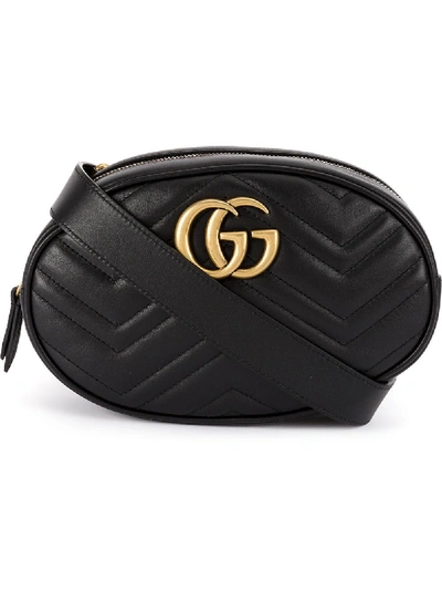 Shop Gucci Gg Marmont Small Leather Beltbag