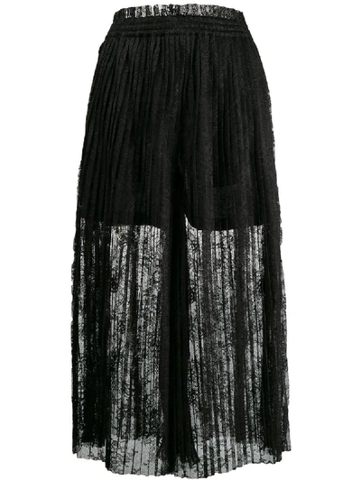 Shop Mm6 Maison Margiela Trousers In Black