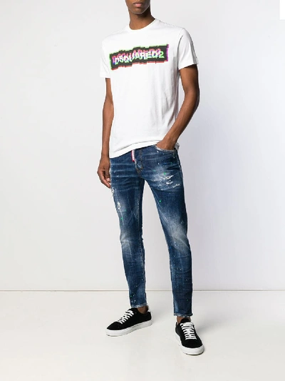 Shop Dsquared2 Cotton T-shirt In White