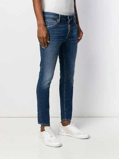 Shop Dsquared2 Denim Cotton Jeans In Blue