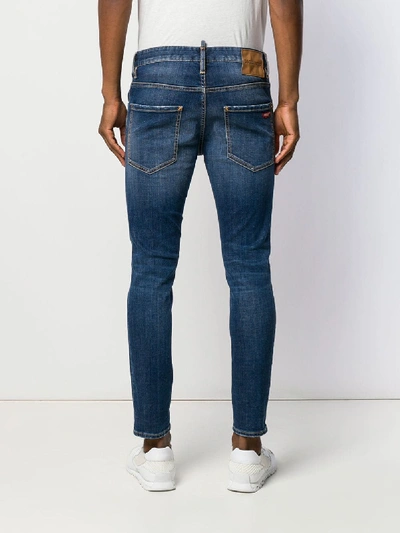 Shop Dsquared2 Denim Cotton Jeans In Blue