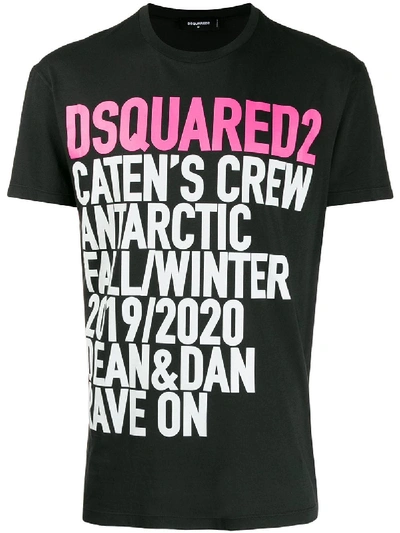 Shop Dsquared2 Cotton T-shirt In Black