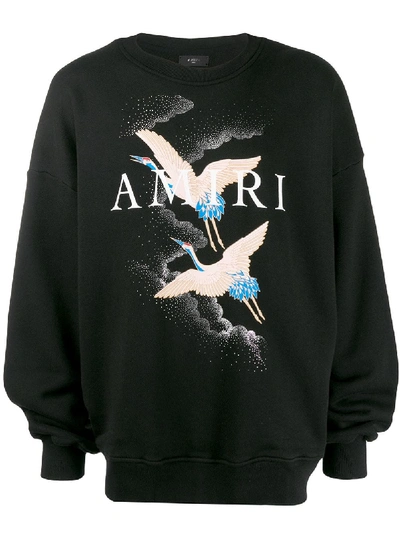 Shop Amiri Logo Print Sweatshirt
