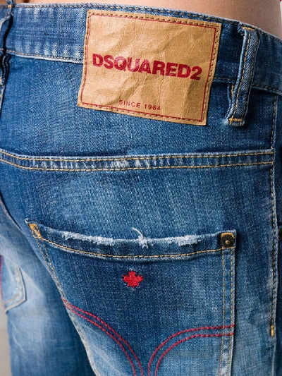 Shop Dsquared2 Denim Cotton Jeans In Blue