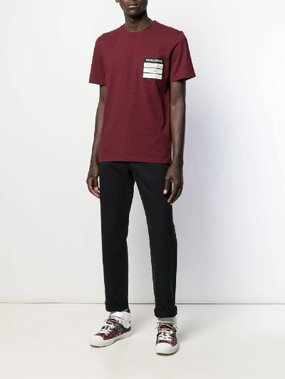 Shop Maison Margiela Cotton T-shirt In Red