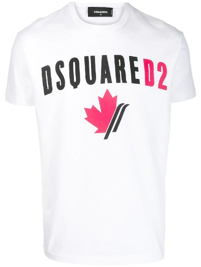 Shop Dsquared2 Cotton T-shirt In White